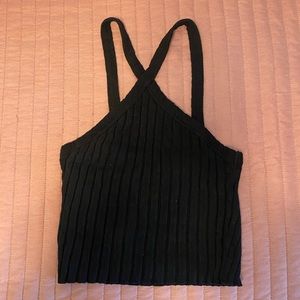 Zara Criss Cross Halter Top